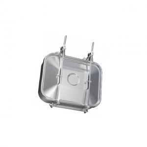 Sanitary Pressure Stainless Steel Rectangle Shape Tank Manway