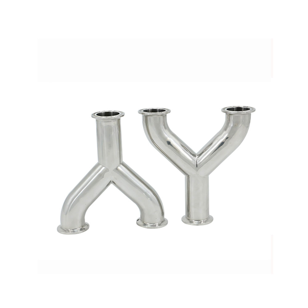 Stainless Steel Sanitary Tc Tri-Clamp Y Tee
